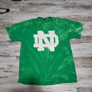 University Of Notre Dame Tide Tye Dye Men's Shirt XL Hand Dyed Fighting Irish